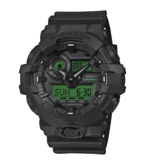 Casio G-SHOCK Black Electro Green GA-700BEG-1AER