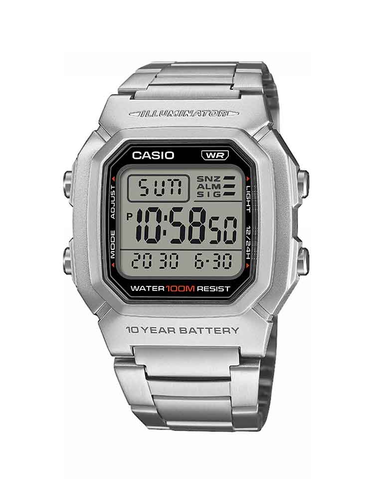 Casio Standard Digital Stainless Steel W-800HD-1AVEF
