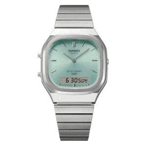 Casio Vintage Silver Stainless Steel Bracelet AQ-240E-2AEF