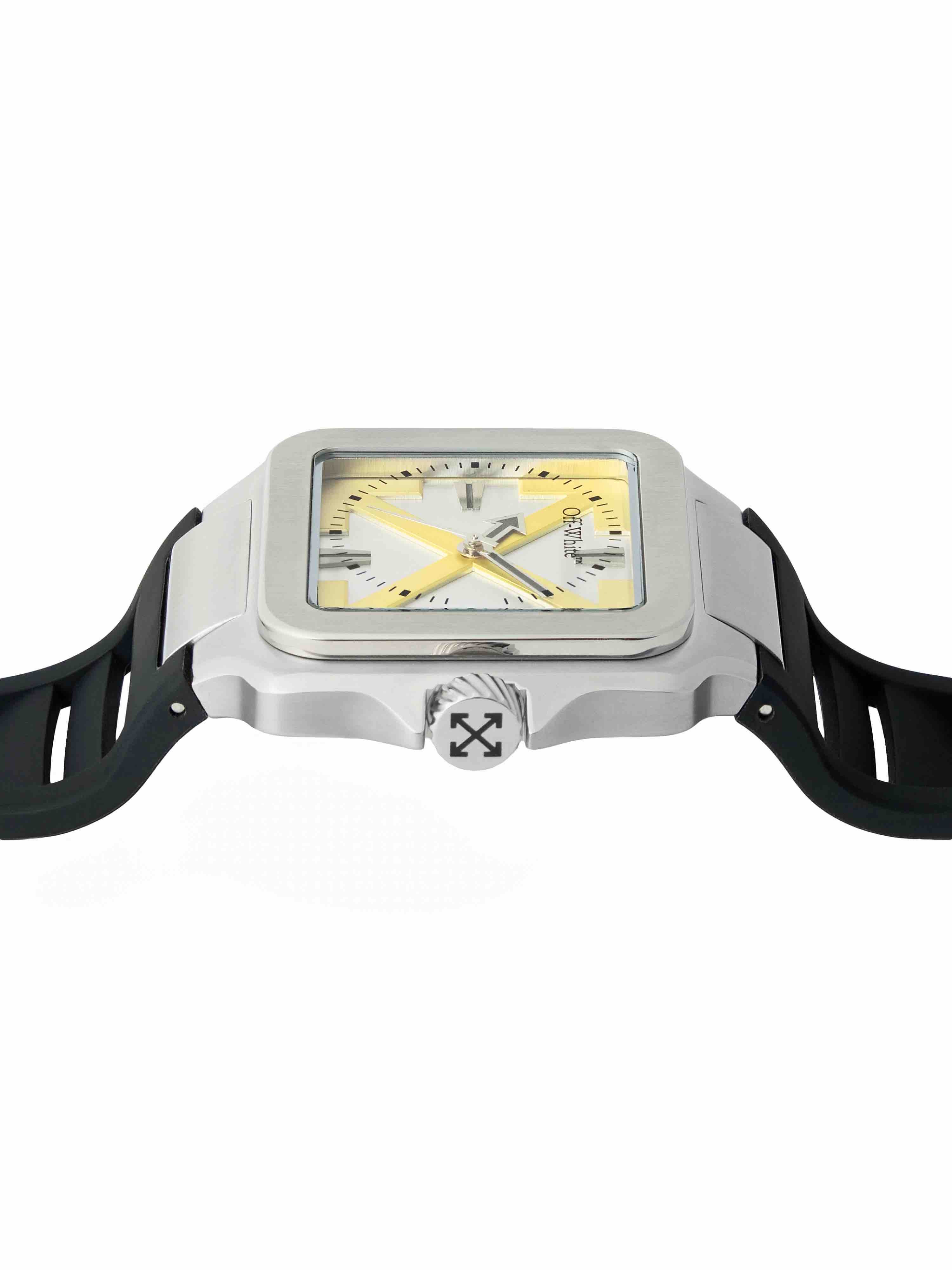 Off White™ PROTO LAYER | Silver with Yellow Arrows OW1G009P0015 - Image 4