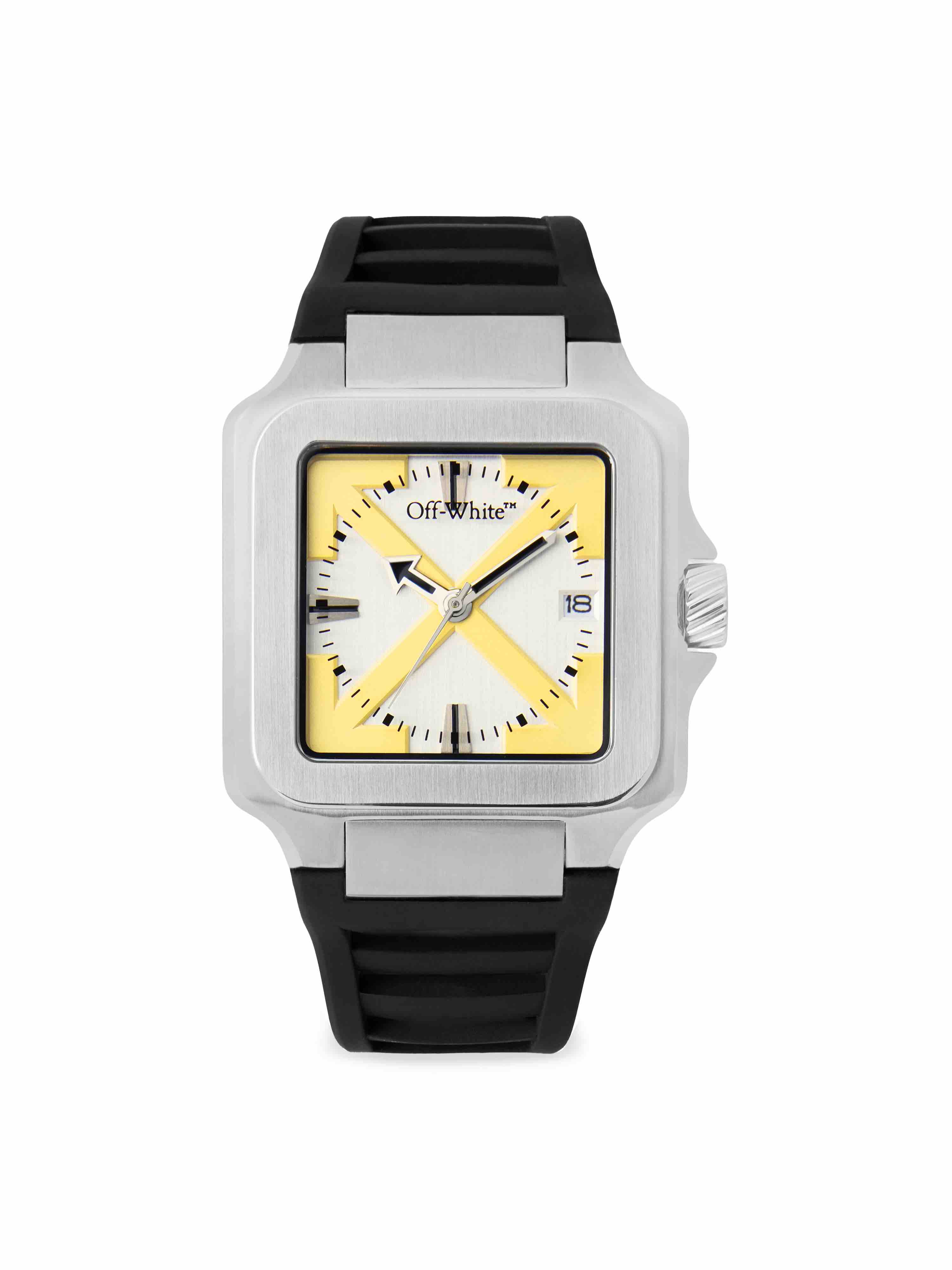 Off White™ PROTO LAYER | Silver with Yellow Arrows OW1G009P0015
