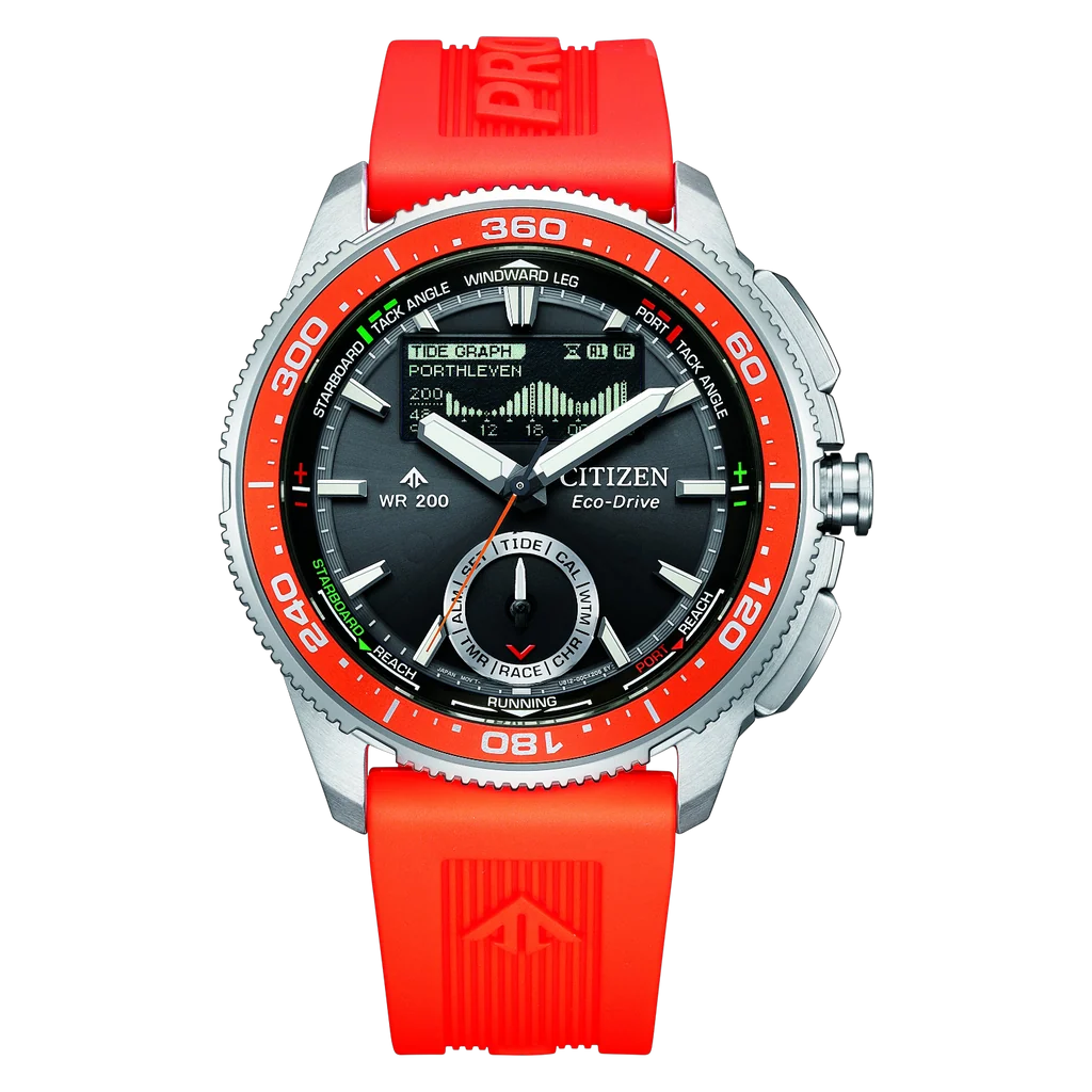 CITIZEN Promaster Eco-Drive Wave Tracker Yacht Racing JV3000-13E