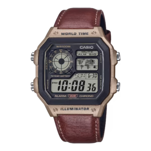 Casio Ψηφιακό Ρολόι Χρονογράφος Μπαταρίας AE-1200WHL-5AVEF